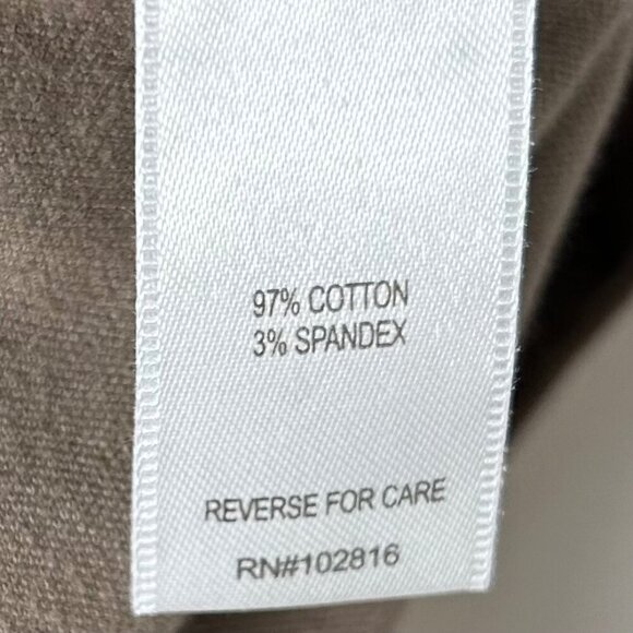 Garnet Hill Button-Front Velvet Skirt Size 4 Brown Fall Boho Western Brown - Picture 4 of 6